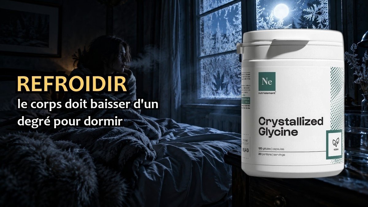 Vidéo Glycine et sommeil Glycine Cristallisée Nutrimuscle (Nutrielement) 400 gélules Paris Herba Barona