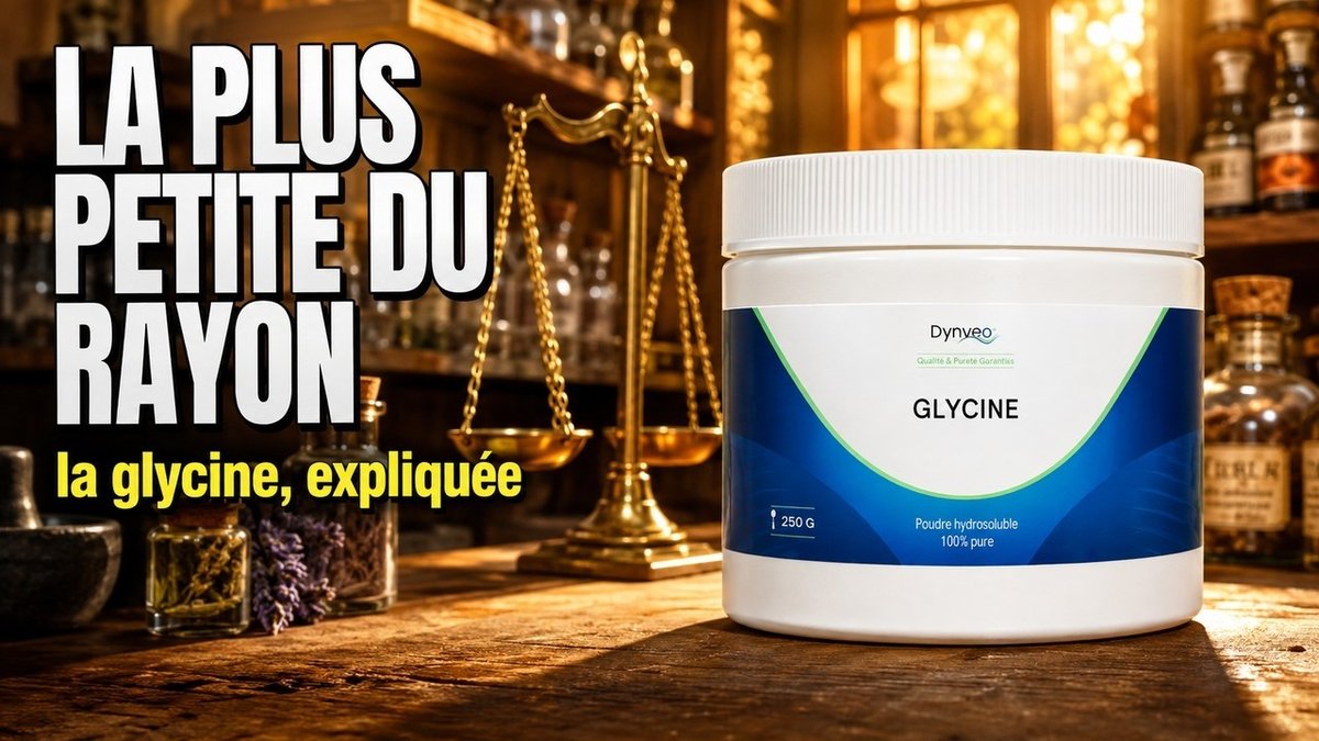 Vidéo Glycine acide aminé en poudre pure 250 g Paris Herba Barona