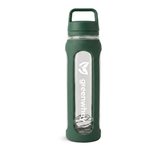 GreenShaker 2.0 Greenwhey shaker en verre 600 ml Paris Herba Barona