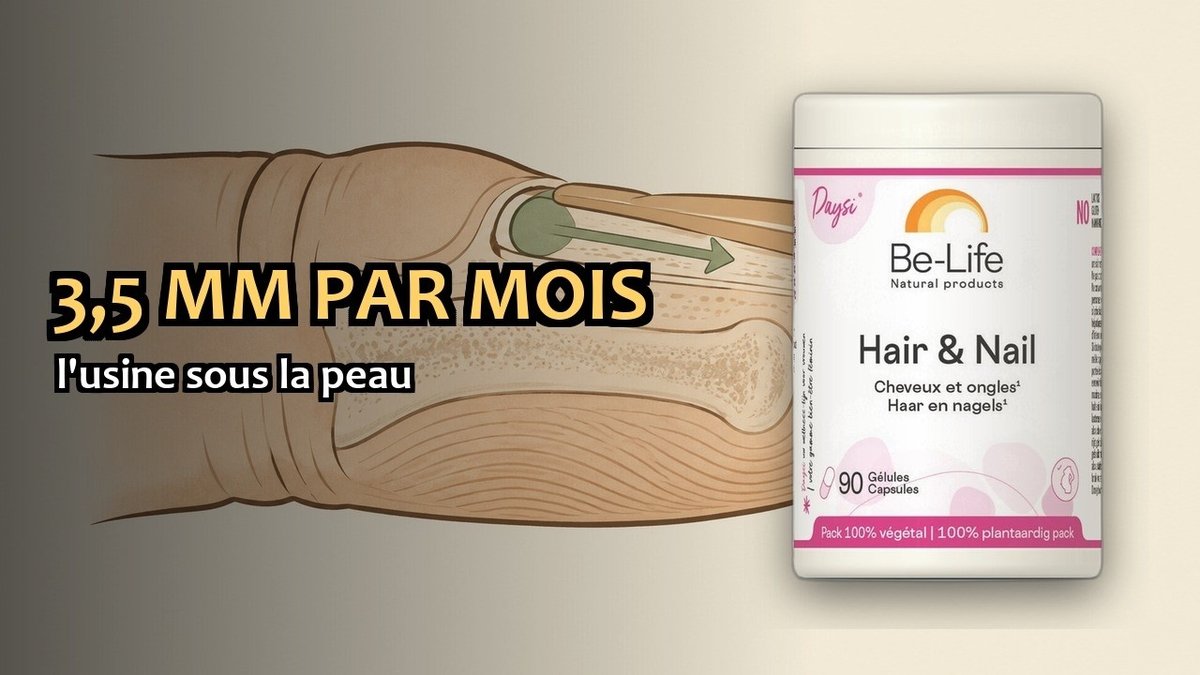 Vidéo Hair and Nail 90 gélules Be-Life Paris Herba Barona