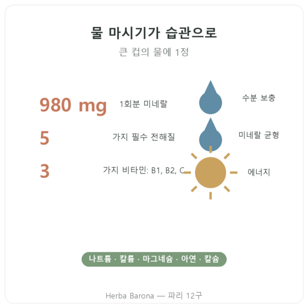 Hydrapure 전해질 Nutripure 레드베리 맛 30정 장점과 데이터 Paris Herba Barona