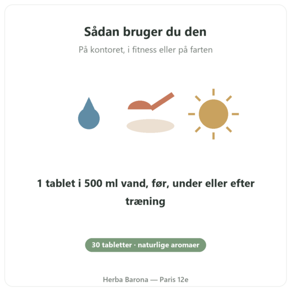 Hydrapure elektrolytter Nutripure – røde bær – 30 brusetabletter anvendelse Paris Herba Barona