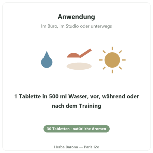 Hydrapure Elektrolyte Nutripure – Rote Früchte – 30 Brausetabletten Anwendung Paris Herba Barona