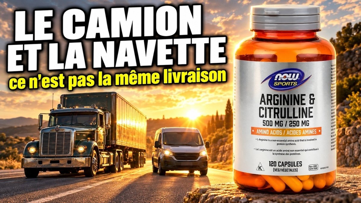 Vidéo L-Arginine L-Citrulline 500/250 mg Now Foods L-Arginine & L-Citrulline 500/250 mg Paris Herba Barona