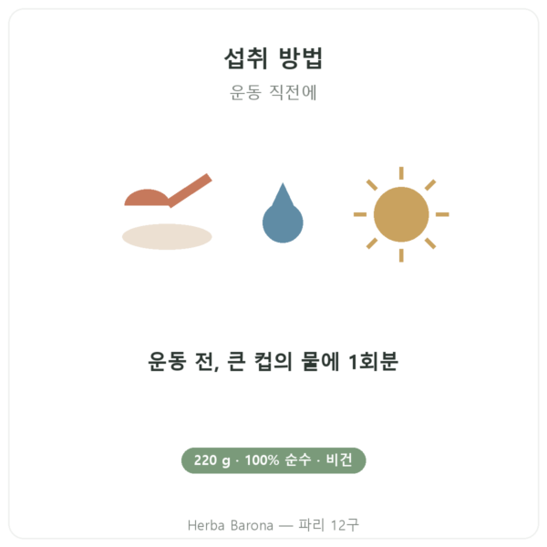 Nutripure L-시트룰린 BioKyowa® – 220 g 사용법 Paris Herba Barona