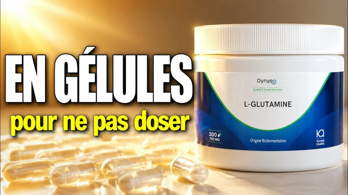 Vidéo L-Glutamine en gélules L-Glutamine 750 mg Paris Herba Barona
