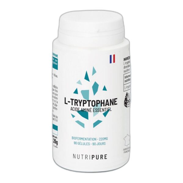 L-Tryptophane Nutripure 220 mg 90 gélules Paris Herba Barona