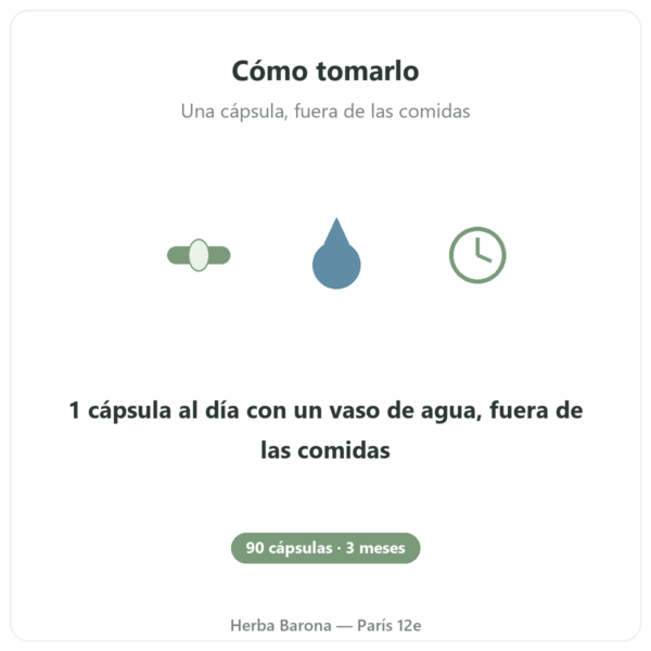 L-Triptófano Nutripure 90 cápsulas modo de empleo Paris Herba Barona