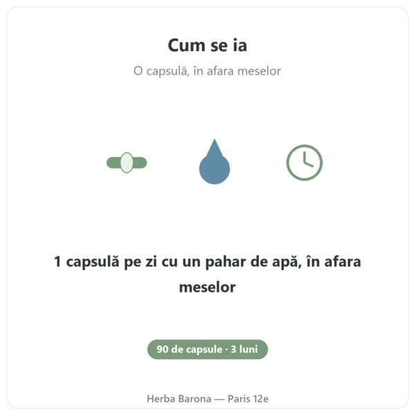 L-Triptofan Nutripure 90 capsule mod de utilizare Paris Herba Barona