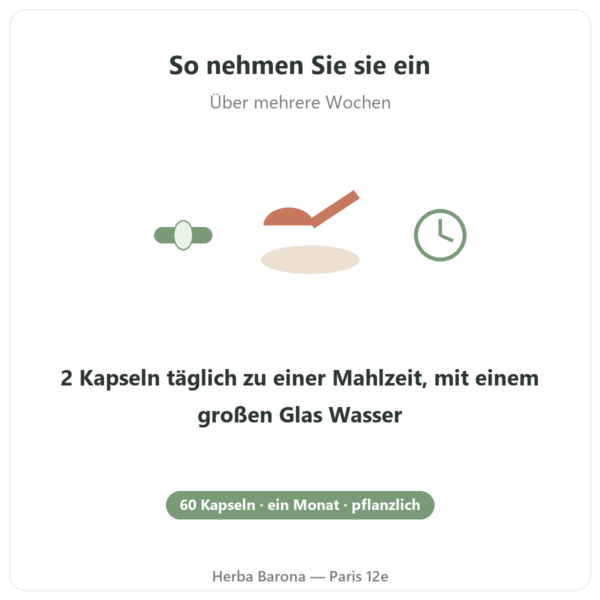 Magnesium Bisglycinat Taurin B6 Nutripure 60 Kapseln Anwendung Paris Herba Barona