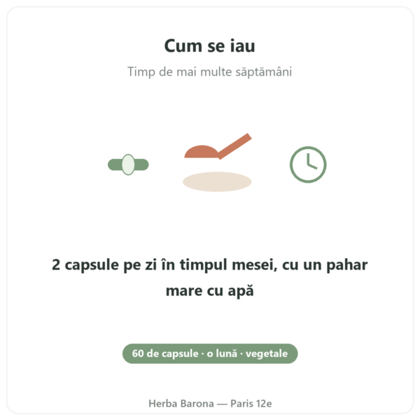 Magneziu Bisglicinat Taurină B6 Nutripure 60 capsule mod de utilizare Paris Herba Barona