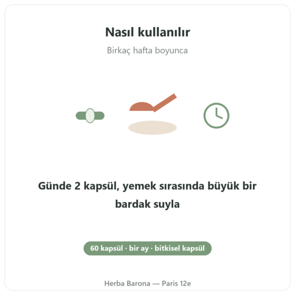 Magnezyum Bisglisinat Taurin B6 Nutripure 60 kapsül kullanım Paris Herba Barona