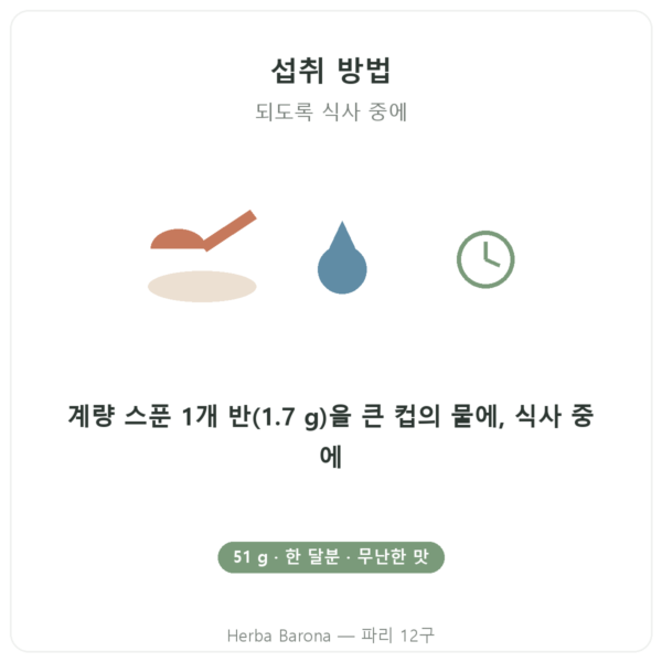 Magnésium³ 파우더 Nutripure 51 g 사용법 Paris Herba Barona