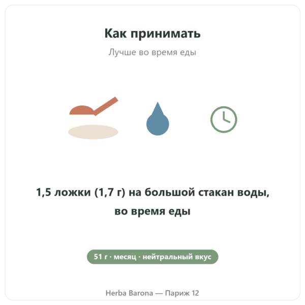 Магний³ порошок Nutripure 51 г применение Paris Herba Barona