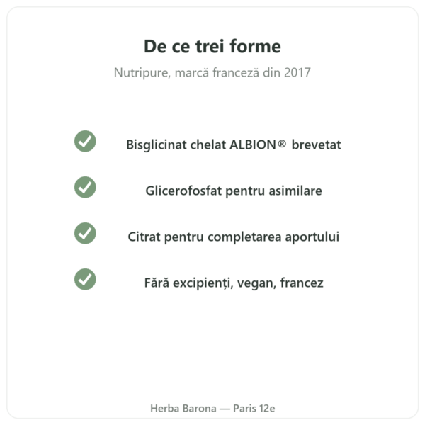 Magneziu³ pudră Nutripure 51 g calitate Paris Herba Barona
