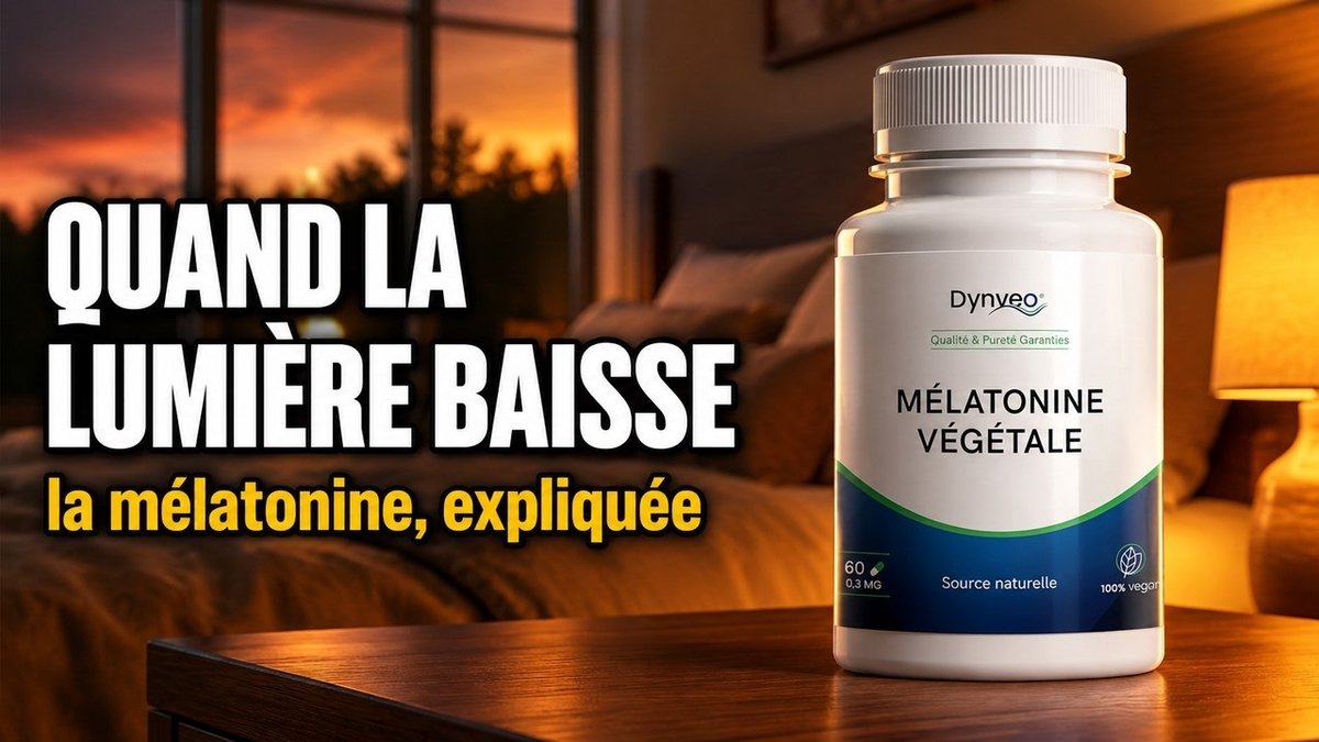 Vidéo Mélatonine 0,3 Mélatonine Végétale Dynveo 0.3 mg 60 Gél. Paris Herba Barona