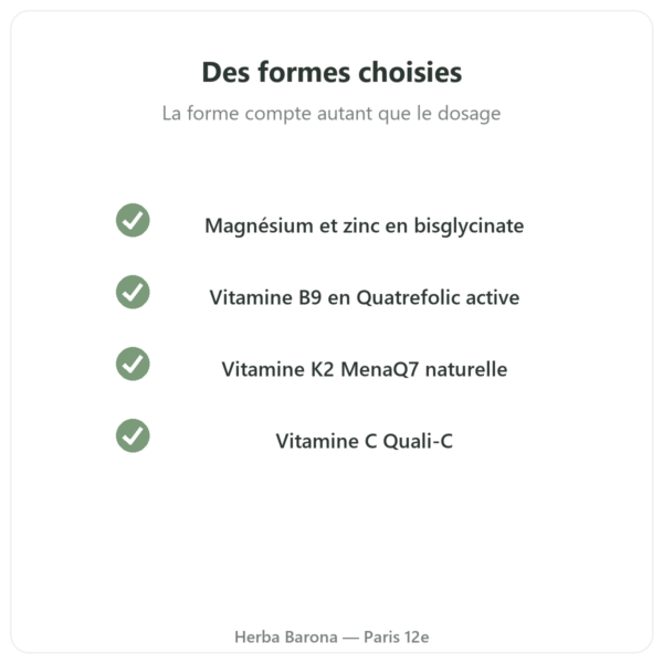 Multivitamines et Minéraux 120 capsules Greenwhey qualité Paris Herba Barona