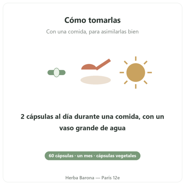Multivitaminas Nutripure 60 cápsulas modo de uso Paris Herba Barona