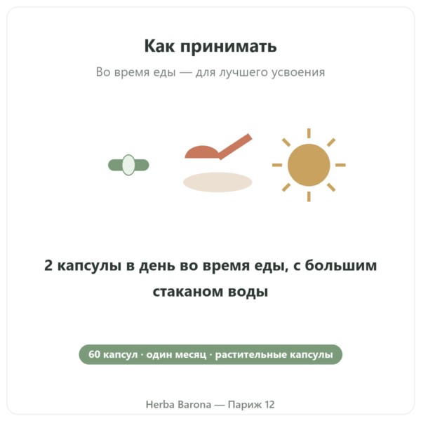 Мультивитамины Nutripure, 60 капсул применение Paris Herba Barona