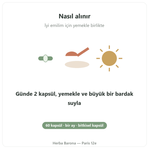 Nutripure Multivitamin, 60 kapsül kullanım Paris Herba Barona
