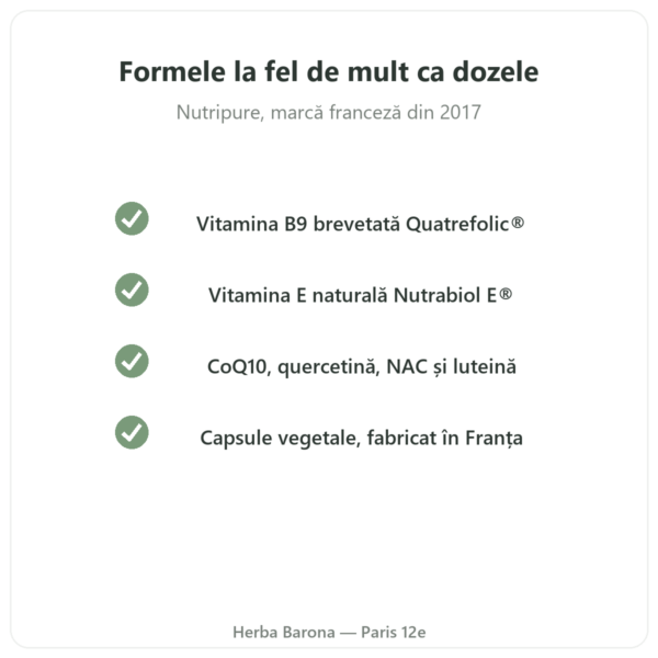 Multivitamine Nutripure 60 capsule calitate Paris Herba Barona