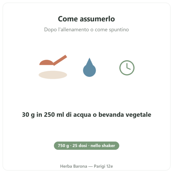 Muscle Protein Nutripure – neutro – 750 g modo d'uso Paris Herba Barona