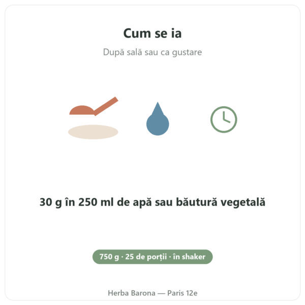 Muscle Protein Nutripure – neutru – 750 g mod de utilizare Paris Herba Barona