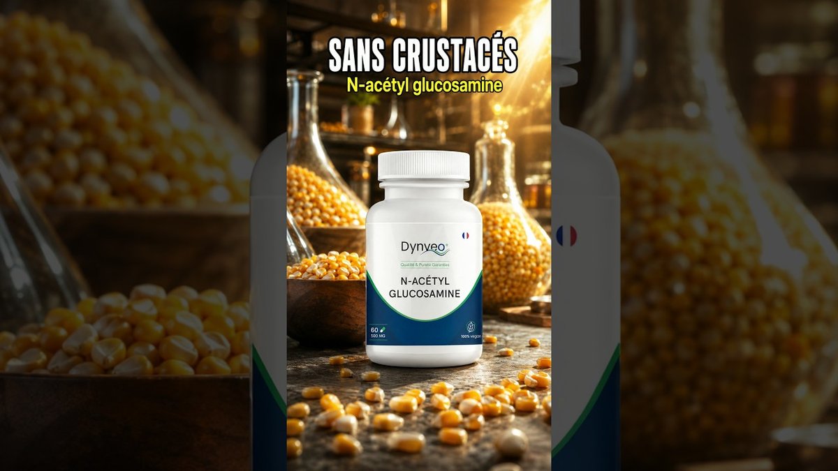 Βίντεο N-Ακετυλο Γλυκοζαμίνη (NAG) 500mg – 60 κάψουλες – Dynveo Παρίσι Herba Barona