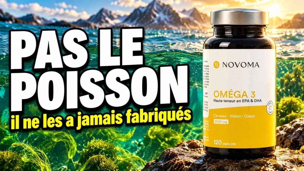 Vidéo Oméga 3 Novoma 120 capsules Paris Herba Barona
