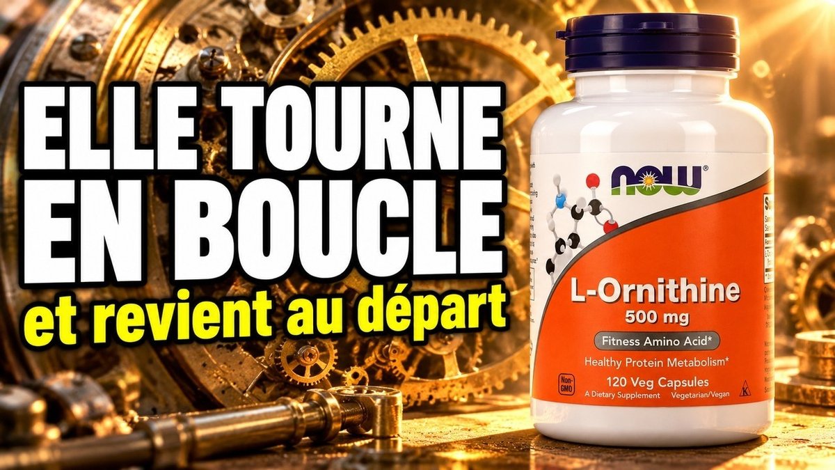 Vidéo Ornithine 500 mg Now Foods Paris Herba Barona