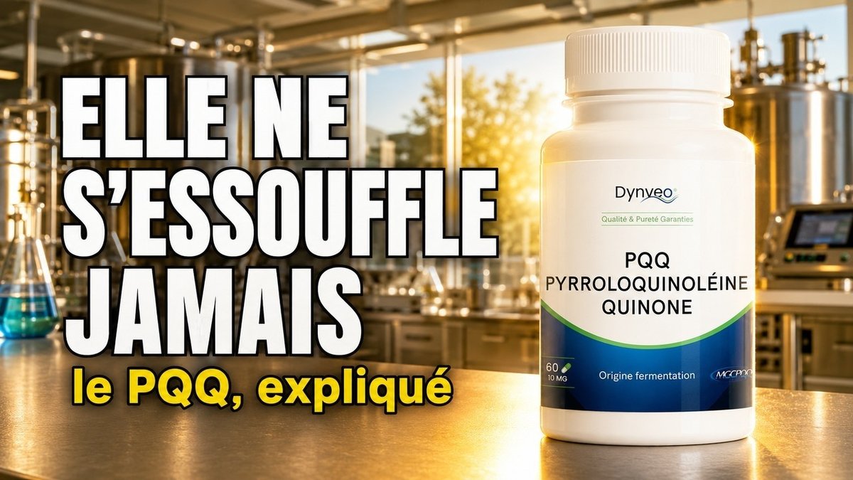 Vidéo PQQ : Pyrroloquinoléine quinone Paris Herba Barona