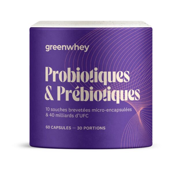 Probiotiques & Prébiotiques Greenwhey 10 souches 40 milliards UFC 60 gélules Paris Herba Barona