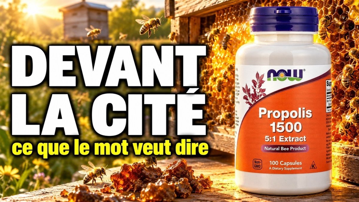 Vidéo Propolis 1500mg Now Foods Paris Herba Barona