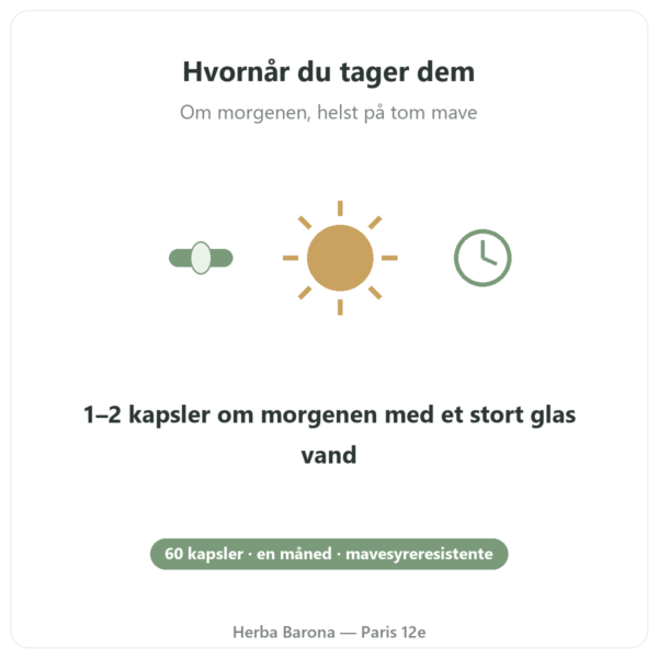Pure Bio² Probiotika Nutripure 60 kapsler anvendelse Paris Herba Barona