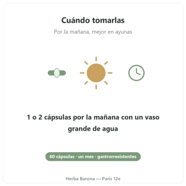 Pure Bio² Probióticos Nutripure 60 cápsulas modo de uso Paris Herba Barona