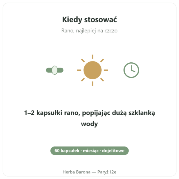 Pure Bio² Probiotyki Nutripure 60 kapsułek stosowanie Paris Herba Barona