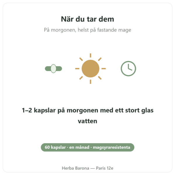 Pure Bio² Probiotika Nutripure 60 kapslar användning Paris Herba Barona