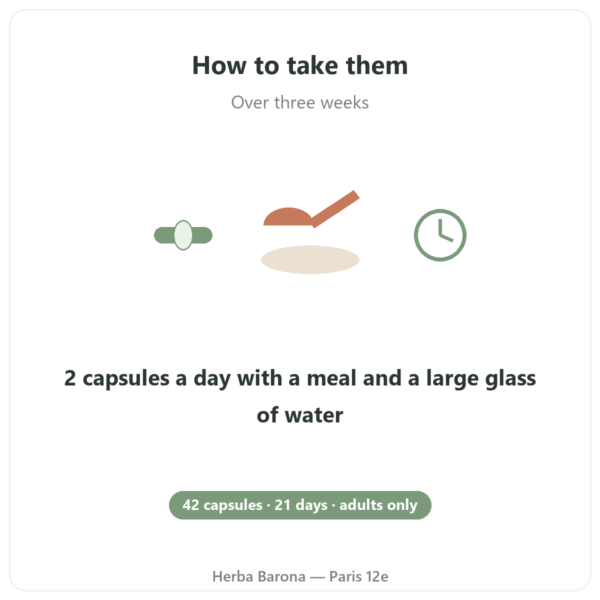 Pure Detox Nutripure – 42 capsules how to use Paris Herba Barona