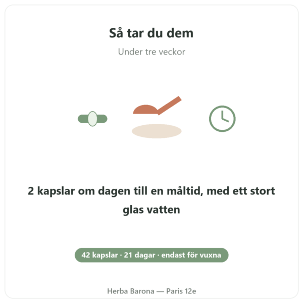 Pure Detox Nutripure 42 kapslar användning Paris Herba Barona