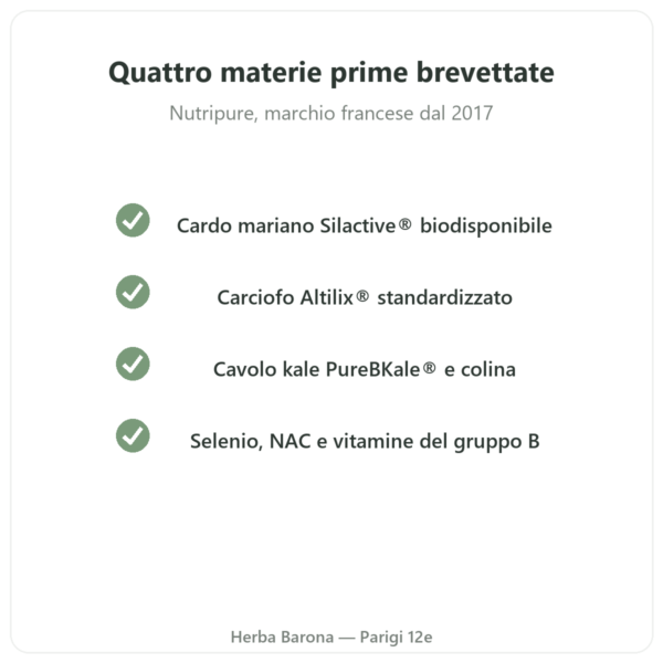 Pure Detox Nutripure 42 capsule qualità Paris Herba Barona