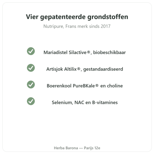 Pure Detox Nutripure 42 capsules kwaliteit Paris Herba Barona