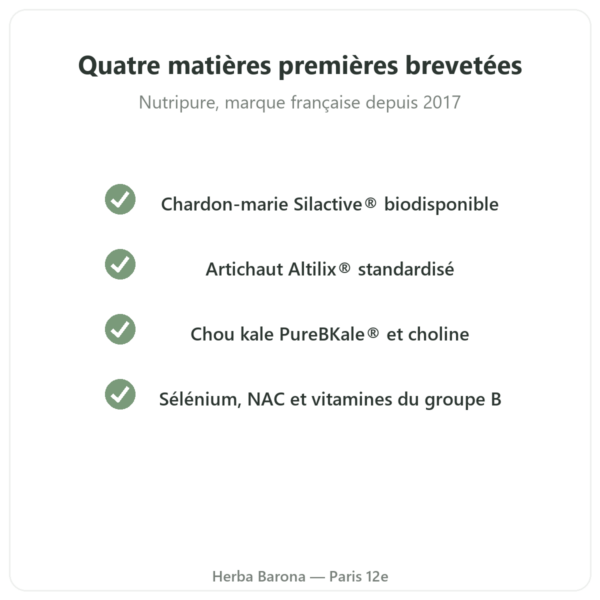 Pure Detox 42 gélules Nutripure qualité Paris Herba Barona