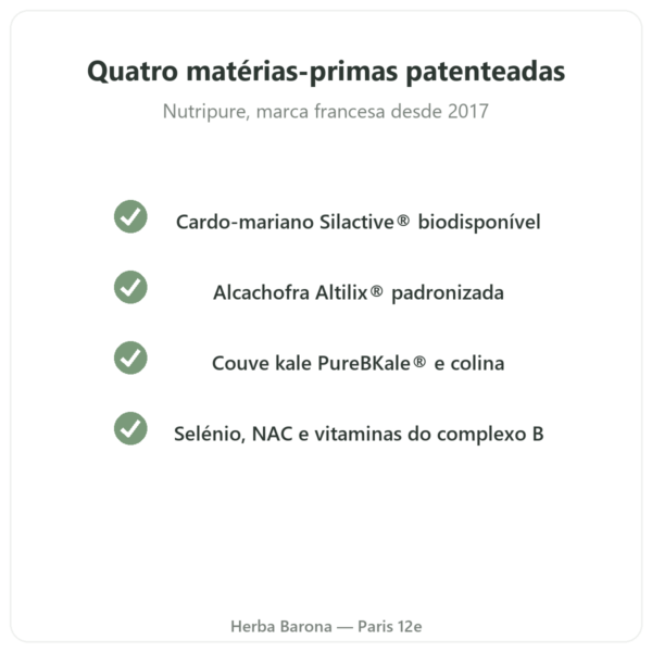 Pure Detox Nutripure 42 cápsulas qualidade Paris Herba Barona