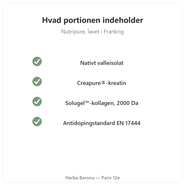 Pure Recovery Nutripure – neutral – 775 g kvalitet Paris Herba Barona