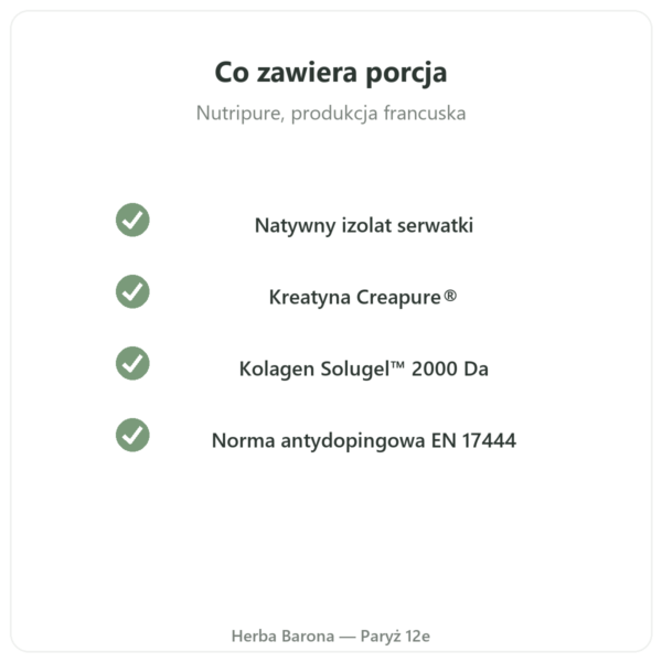 Pure Recovery Nutripure – neutralny – 775 g jakość Paris Herba Barona