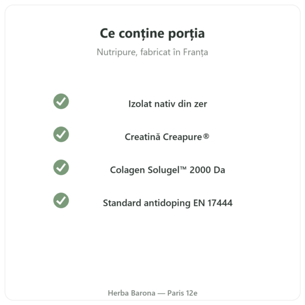 Pure Recovery Nutripure – neutru – 775 g calitate Paris Herba Barona