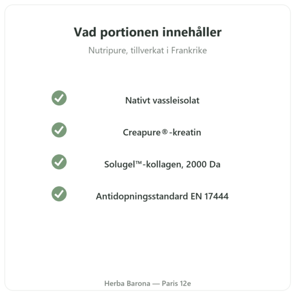 Pure Recovery Nutripure – neutral – 775 g kvalitet Paris Herba Barona
