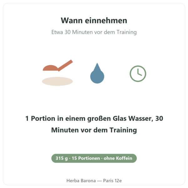 Pure Workout Nutripure – Heidelbeere – 315 g Anwendung Paris Herba Barona