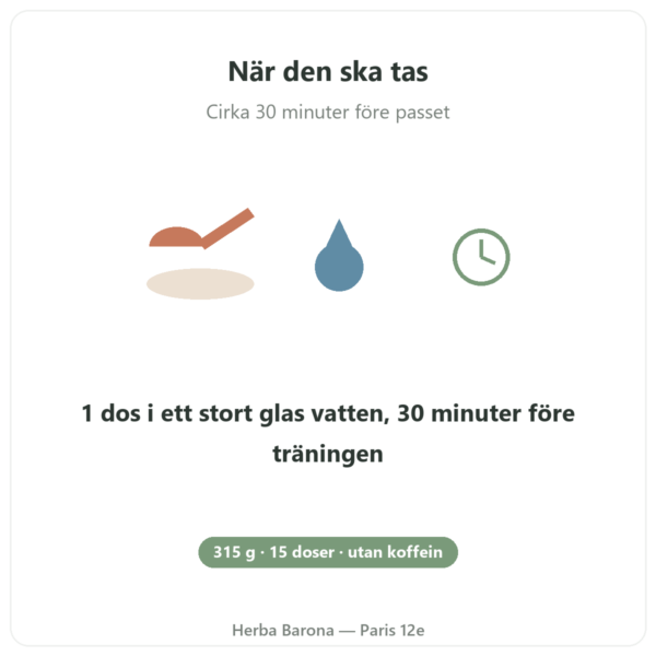 Pure Workout Nutripure – blåbär – 315 g användning Paris Herba Barona