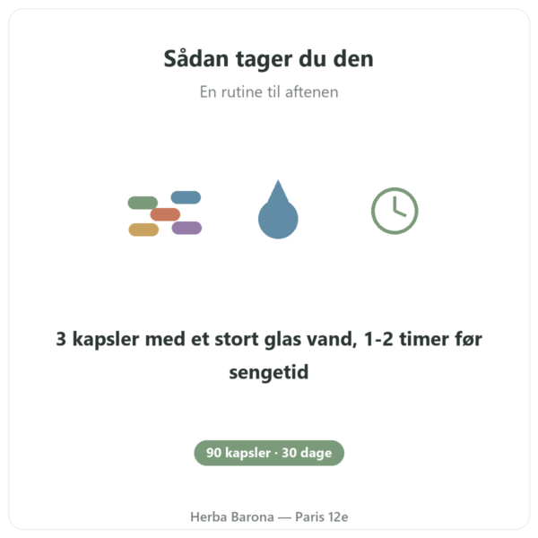 Pure Zen Nutripure 90 kapsler anvendelse Paris Herba Barona